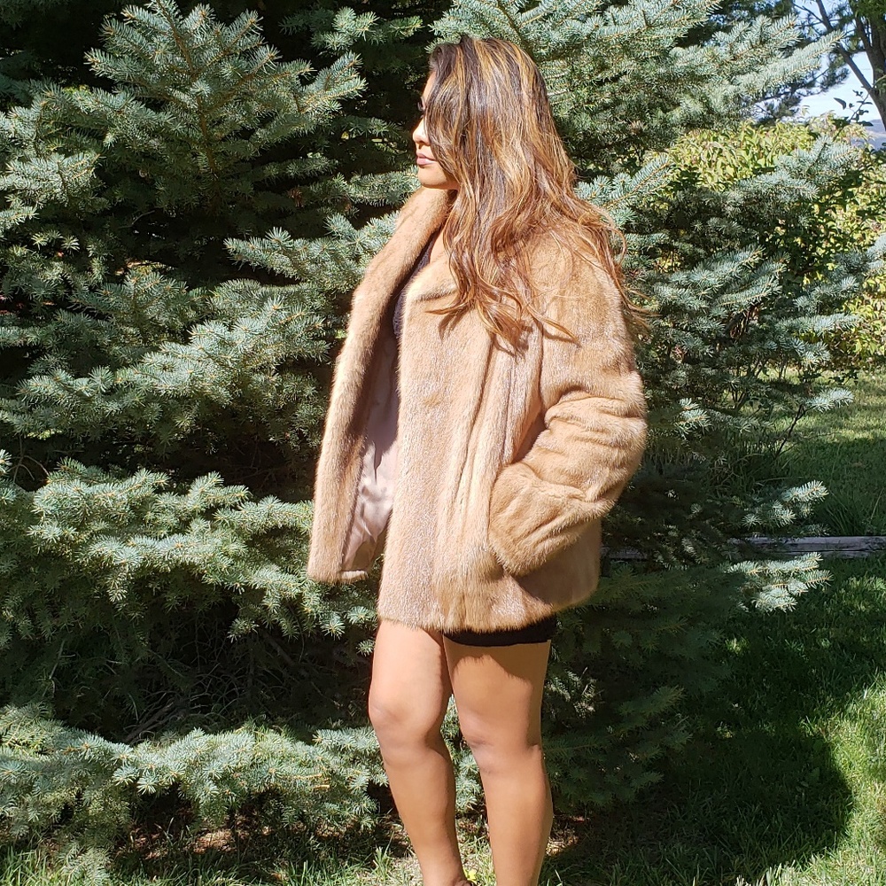 Vintage Maple Mink Coat